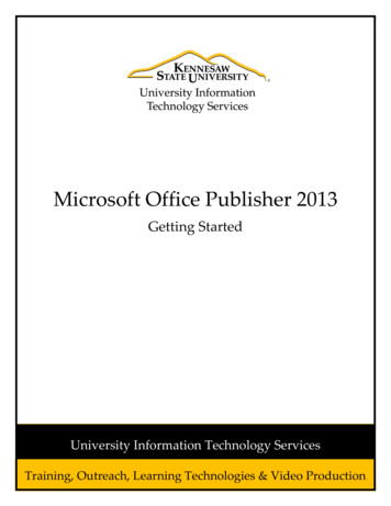 Microsoft Office Publisher 2013 - Application Gateway