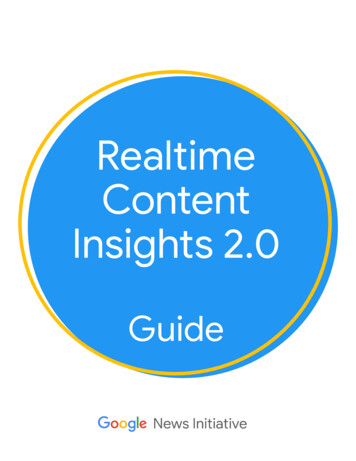 Realtime Content Insights 2