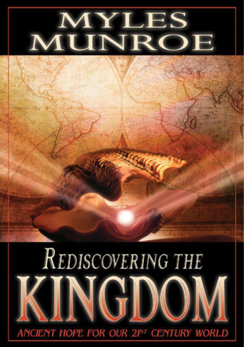 Rediscovering The Kingdom - Tlcwhk 