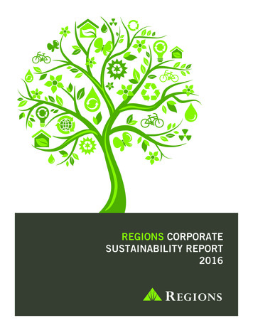 Regions Corporate Sustainability Report 2016