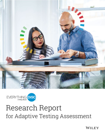 Research Report - DiSC Profile