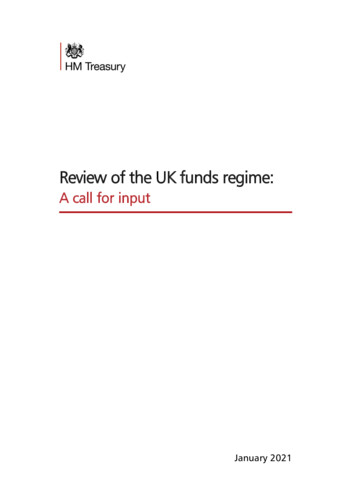 Review Of The UK Funds Regime