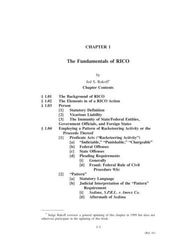 The Fundamentals Of RICO - LawCatalog