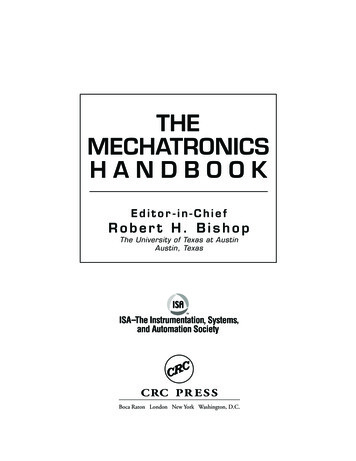 The Mechatronics Handbook