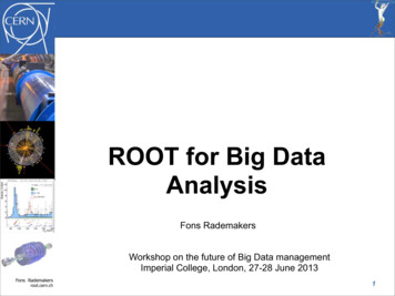 ROOT For Big Data Analysis - Indico