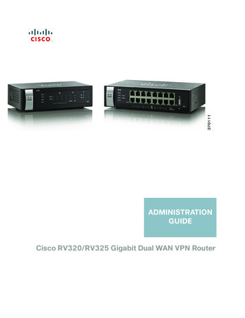 Cisco RV320/RV325 Administration Guide