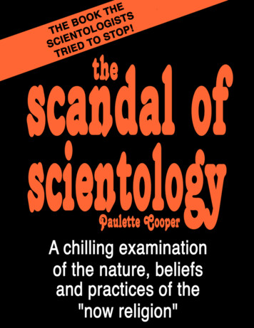 The Scandal Of Scientology - Apologetics Index