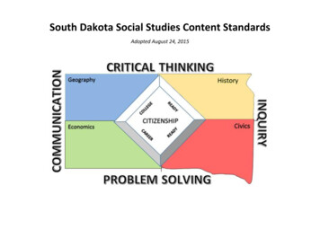 South Dakota Social Studies Content Standards