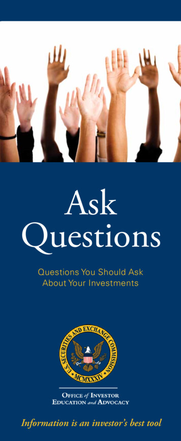 Ask Questions: Questions You Should Ask About Your 