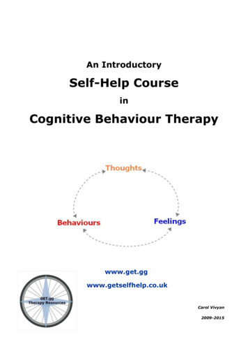 Cognitive Behaviour Therapy - Getselfhelp.co.uk