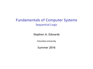 Fundamentals Of Computer Systems - Columbia University