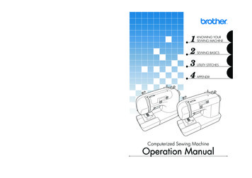 Computerized Sewing Machine Operation Manual