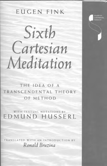 Cartesian Meditation