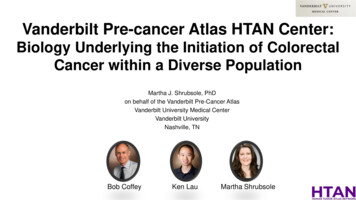 Vanderbilt Pre-cancer Atlas HTAN Center