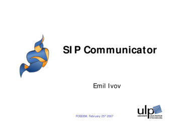 SIP Communicator - FOSDEM