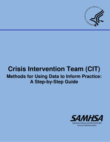 Crisis Intervention Team (CIT)