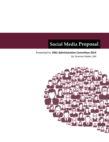 Social Media Proposal - E2E Soccer