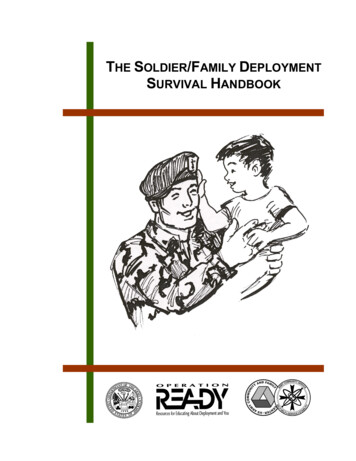THE SOLDIER/FAMILY DEPLOYMENT SURVIVAL HANDBOOK