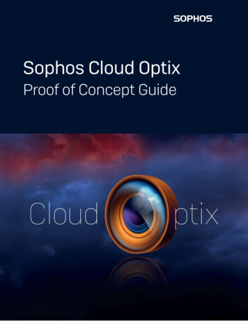 Sophos Cloud Optix Proof Of Concept Guide