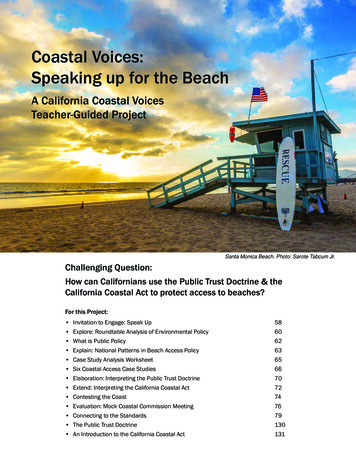 Coastal Voices: Speaking Up For The Beach