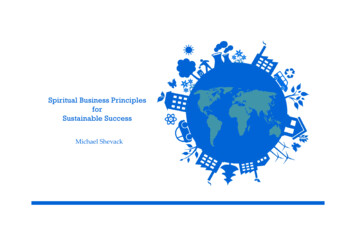 Spiritual Business Principles For Sustainable Success