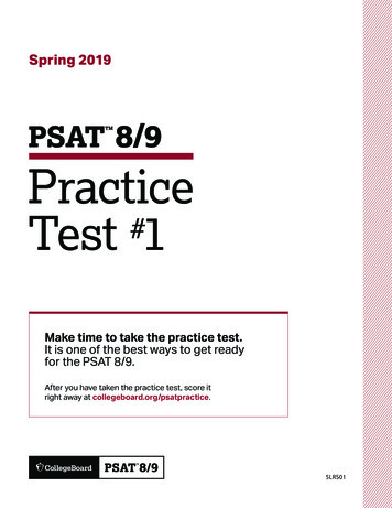8/9 Practice Test 1 - Focusonlearningcenter 