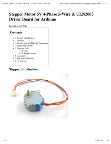 Stepper Motor 5V 4-Phase 5-Wire & ULN2003 Driver Board 