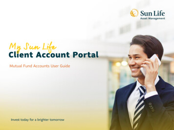 My Sun Life Client Portal User G