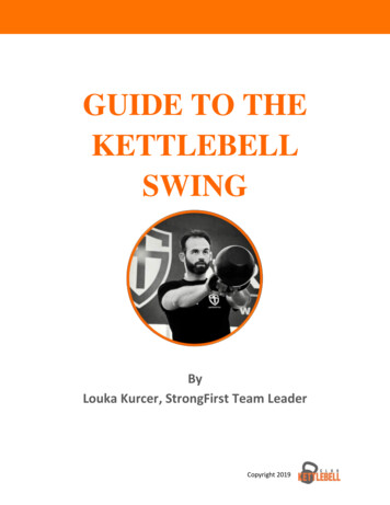 GUIDE TO THE KETTLEBELL SWING