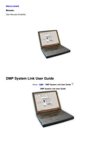 DMP System Link User Guide - Manuals 