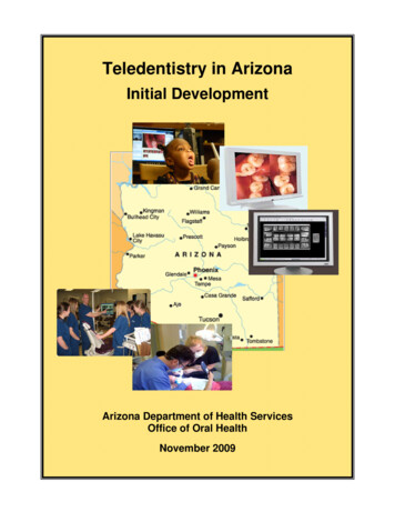 Teledentistry In Arizona - Arizona Department Of Health Services