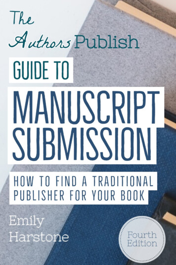 The Author’s Publish Guide To Manuscript Submission