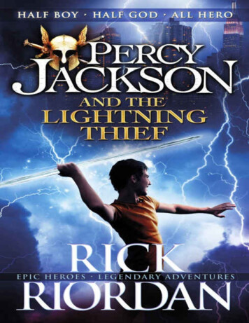 Percy Jackson And The Lightning Thief (Book 1) (Percy .