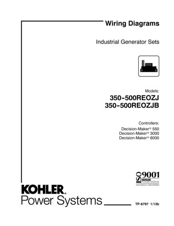 Wiring Diagrams - Kohler Co.