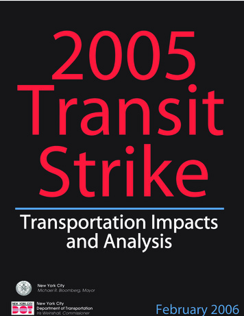 2005 Transit Strike - New York City