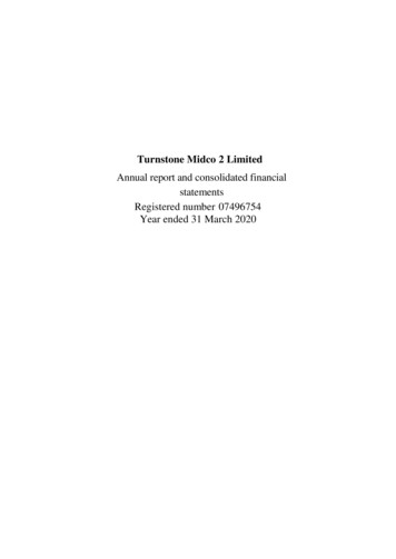 Turnstone Midco 2 Limited - My\}dentist