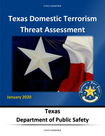 Texas Domestic Terrorism
