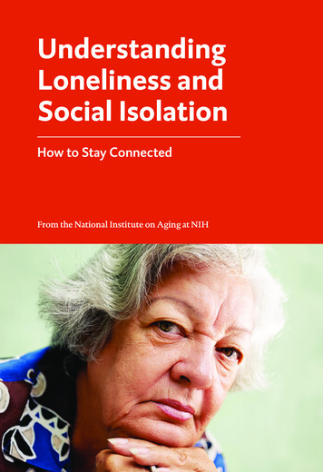 Understanding Loneliness And Social Isolation
