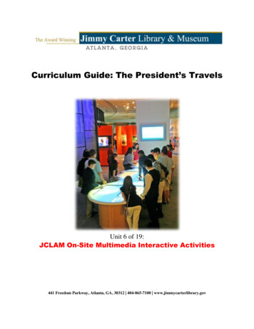 Curriculum Guide: The President’s Travels