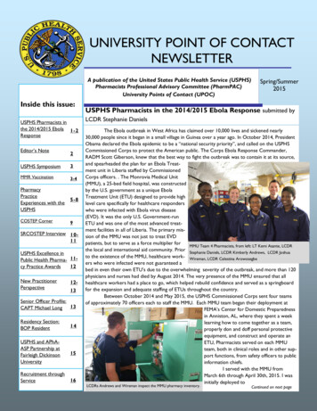 UNIVERSITY POINT OF CONTACT NEWSLETTER - PSC