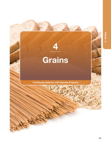 Grains - USDA