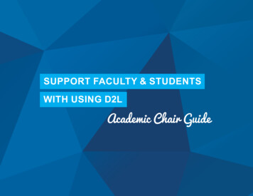 Support Faculty & Students With Using D2l - Nscc