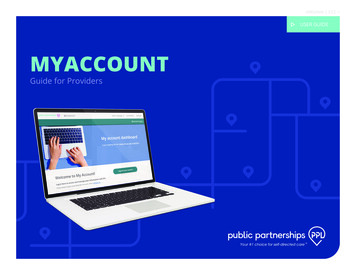 MYACCOUNT - Public Partnerships