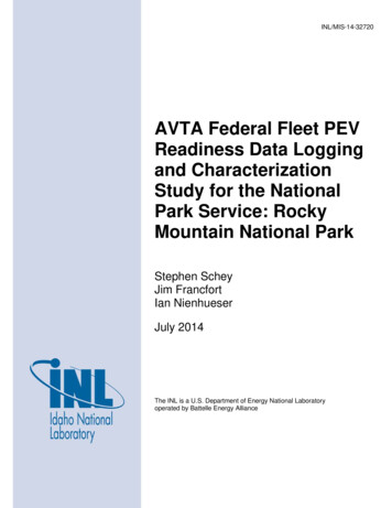 AVTA Federal Fleet PEV Readiness Data Logging And . - Energy