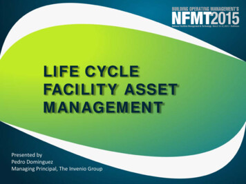 Facility Life Cycle Asset Management - Nfmt 