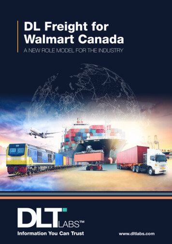 DL Freight For Walmart Canada - Amazon Web Services