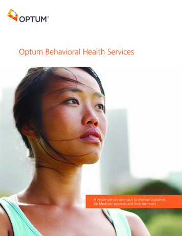 Optum Behavioral Health Services