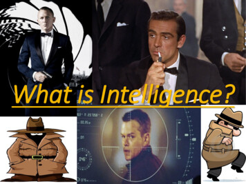What Is Intelligence? - University Of Florida