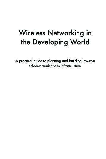 Wireless Networking In The Developing World