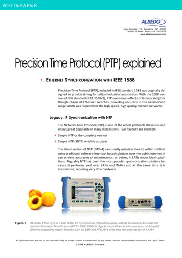 Precision Time Protocol (PTP) Explained - Albedo Telecom
